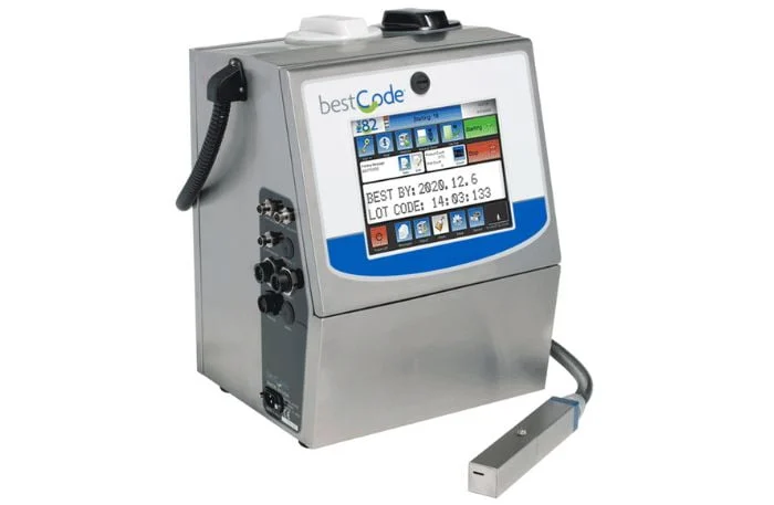 Best code continuous inkjet printer napro mesin coding