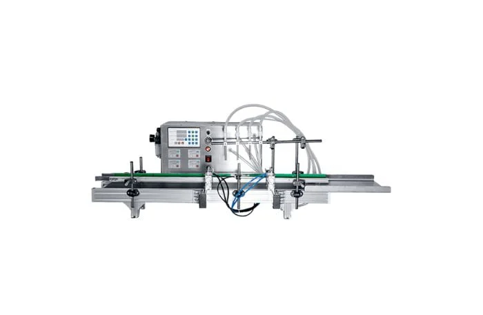 mesin liquid filling Four Head Electric Digital Control Liquid Filling GFK-50004 dari powerpack mesin filling