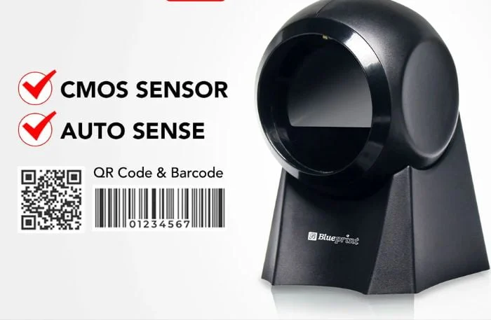 Omni Barcode Scanner OM200 BLUEPRINT 2D Auto Scan, QR code & Barcode napro sebagai reseller indonesia