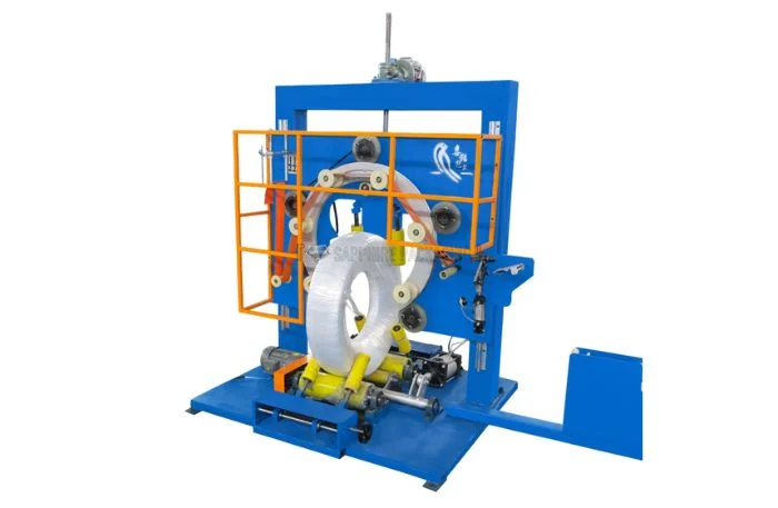 Vertical Ring mesin Wrapping Machine shandong sapphire napro sebagai reseller