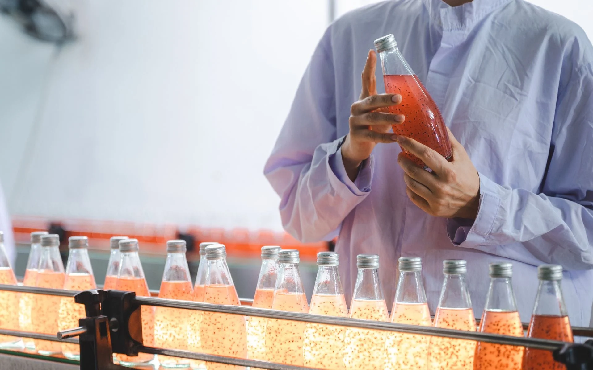 mesin filling liquid glass